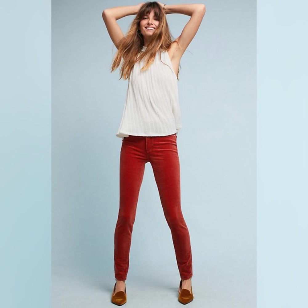Pilcro And The Letterpress Corduroy Skinny Jeans